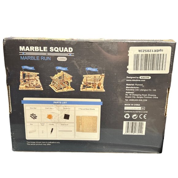 ROKR Marble Squad Marble Run LG502 Physics 3D Wooden Puzzle Kit - Picture 2 of 2